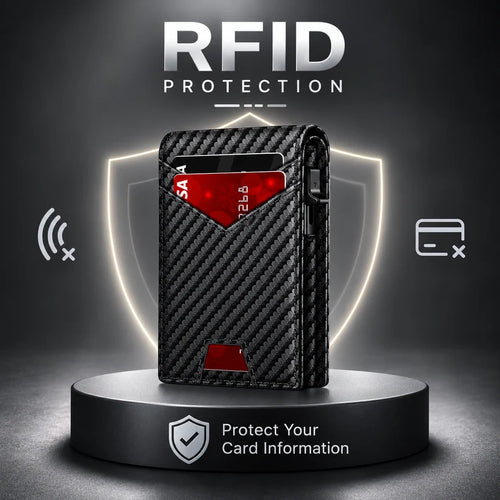 Leather RFID Pop-Up Wallet