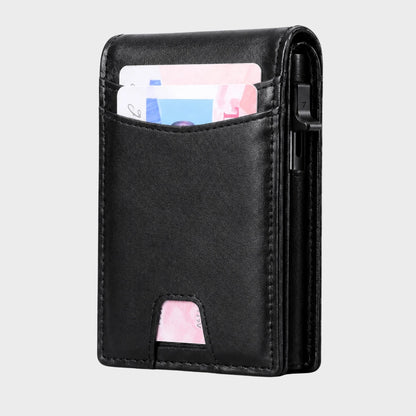 Leather RFID Pop-Up Wallet